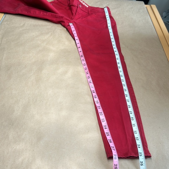 Old Navy Rock Star Red Jeans Sz 4 - Picture 6 of 14